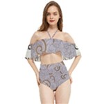 All of Life Come to Me with Ease Joy And Glory 1 Halter Flowy Bikini Set 