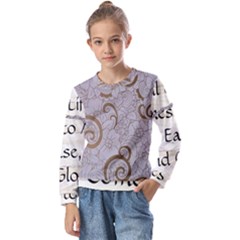 Kids  Long Sleeve T-Shirt with Frill  