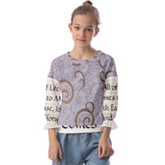 Kids  Cuff Sleeve Top 
