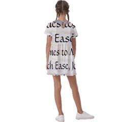 Kids  Asymmetric Collar Dress 