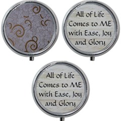 Mini Round Pill Box (Pack of 3) 