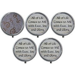 Mini Round Pill Box (Pack of 5) 