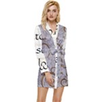 All of Life Come to Me with Ease Joy And Glory 1 Long Sleeve Satin Robe