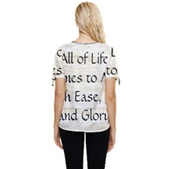 Bow Sleeve Button Up Top 
