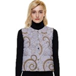 All of Life Come to Me with Ease Joy And Glory 1 Women s Short Button Up Puffer Vest