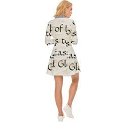 Long Sleeve Velour Longline Dress 