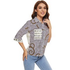 Women s Quarter Sleeve Pocket Shirt 