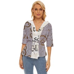 Lightweight Drawstring Hooded Top 