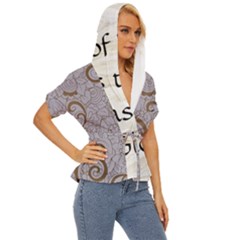 Lightweight Drawstring Hooded Top 