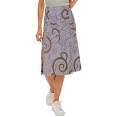 Midi Panel Skirt 