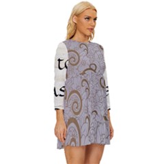Long Sleeve Babydoll Dress 