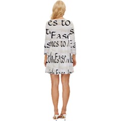 Long Sleeve Babydoll Dress 