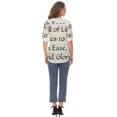 Zip Up Long Sleeve Blouse 