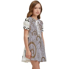 Kids  Sweet Collar Dress 