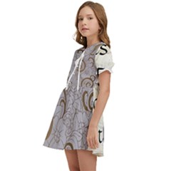 Kids  Sweet Collar Dress 