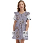 All of Life Come to Me with Ease Joy And Glory 1 Kids  Frilly Sleeves Pocket Dress