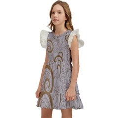 Kids  Winged Sleeve Dress 