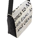 Flap Closure Messenger Bag (L) 