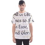 All of Life Come to Me with Ease Joy And Glory 1 Men s Sport Mesh Tee