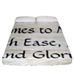 All of Life Come to Me with Ease Joy And Glory 1 Fitted Sheet (Queen Size)