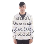 All of Life Come to Me with Ease Joy And Glory 1 Men s Hooded Windbreaker