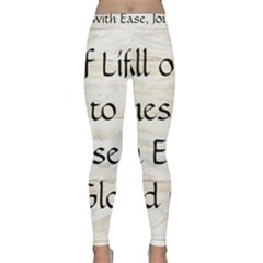 Classic Yoga Leggings Front Classic Yoga Leggings Front