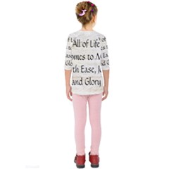 Kids  Quarter Sleeve Raglan T-Shirt 