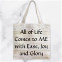 Zipper Grocery Tote Bag 