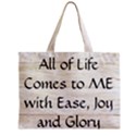 Zipper Mini Tote Bag 