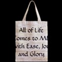 Zipper Classic Tote Bag 
