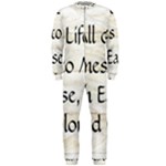 All of Life Come to Me with Ease Joy And Glory 1 OnePiece Jumpsuit (Men)