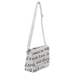 All of Life Come to Me with Ease Joy And Glory 1 Shoulder Bag with Back Zipper
