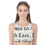 All of Life Come to Me with Ease Joy And Glory 1 Tank Bikini Top
