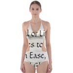 All of Life Come to Me with Ease Joy And Glory 1 Cut-Out One Piece Swimsuit