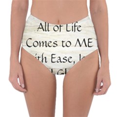 Reversible High-Waist Bikini Bottoms 