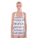 Boyleg Halter Swimsuit  