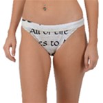 All of Life Come to Me with Ease Joy And Glory 1 Band Bikini Bottom