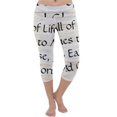 Capri Yoga Leggings Front Capri Yoga Leggings Front