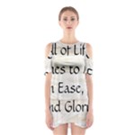 All of Life Come to Me with Ease Joy And Glory 1 Shoulder Cutout One Piece Dress