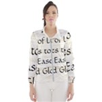 All of Life Come to Me with Ease Joy And Glory 1 Women s Windbreaker