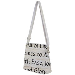 Zipper Messenger Bag 