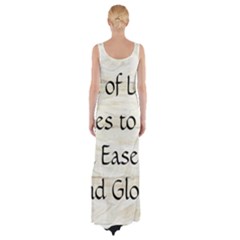 Thigh Split Maxi Dress 