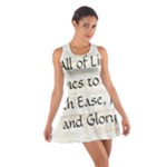 All of Life Come to Me with Ease Joy And Glory 1 Cotton Racerback Dress