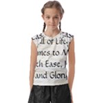 All of Life Come to Me with Ease Joy And Glory 1 Kids  Raglan Cap Sleeve Tee