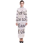 All of Life Come to Me with Ease Joy And Glory 1 Turtleneck Maxi Dress