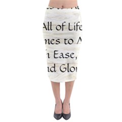 Midi Pencil Skirt 