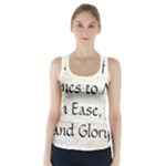 All of Life Come to Me with Ease Joy And Glory 1 Racer Back Sports Top