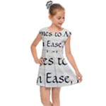 All of Life Come to Me with Ease Joy And Glory 1 Kids  Cap Sleeve Dress