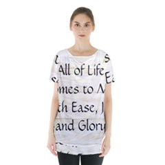 Skirt Hem Sports Top 