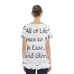 Skirt Hem Sports Top 